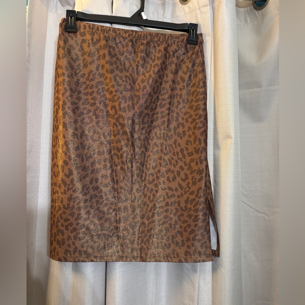 Bo&Nic leopard print skirt